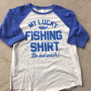 Boys fishing shirt